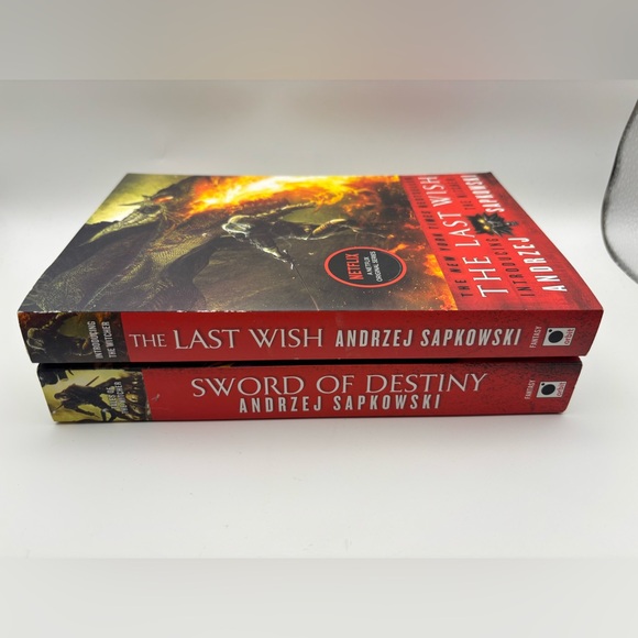 The Witcher Book Lot – The Last Wish & Sword of Destiny – Andrzej Sapkowski - Picture 3 of 4